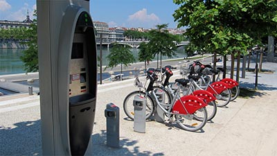 Fahrrad fahren in Lyon
