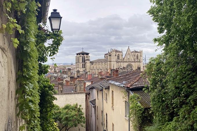 Blick von der Montée des Chazeaux