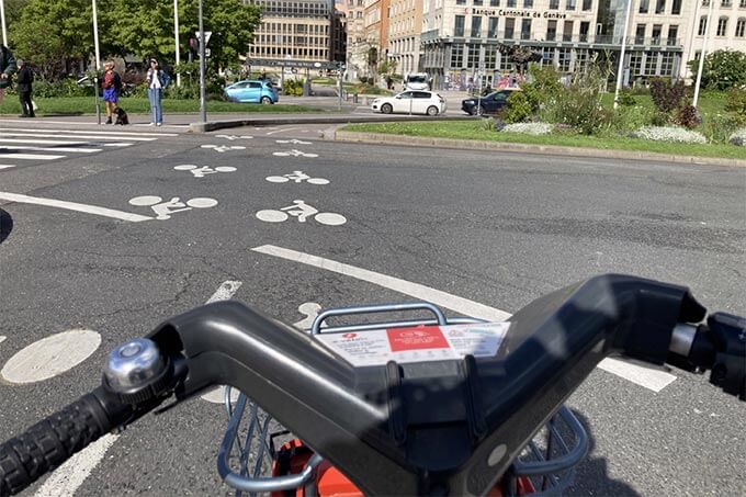 Mit dem Fahrrad durch Lyon