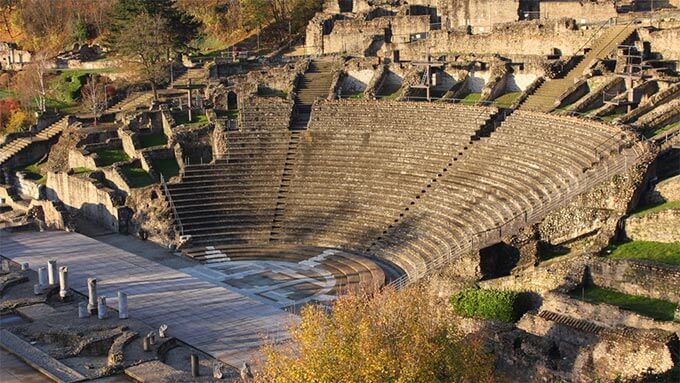 antikes römisches Amphitheater dem Fourvière