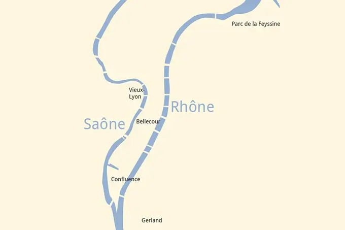 Promenade an der Rhône