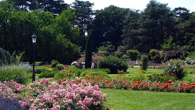 Rosengarten im Parc de la tête d'or